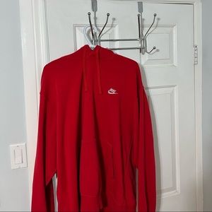 Mens XXL red Nike hoodie